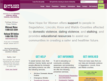 Tablet Screenshot of newhopeforwomen.org